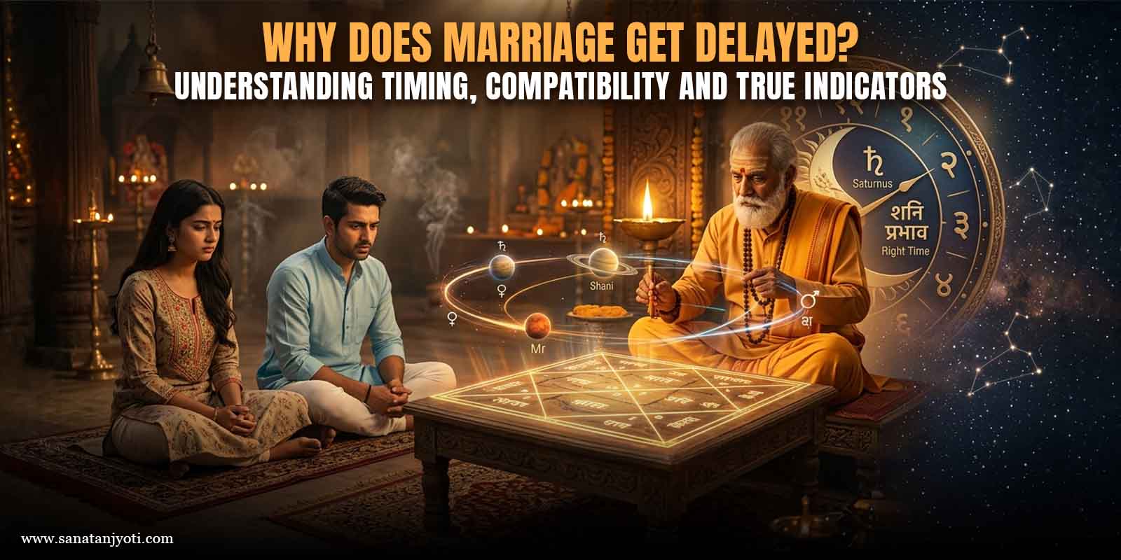 Why Does Marriage Get Delayed? Understanding Timing, Compatibility and True Indicators
