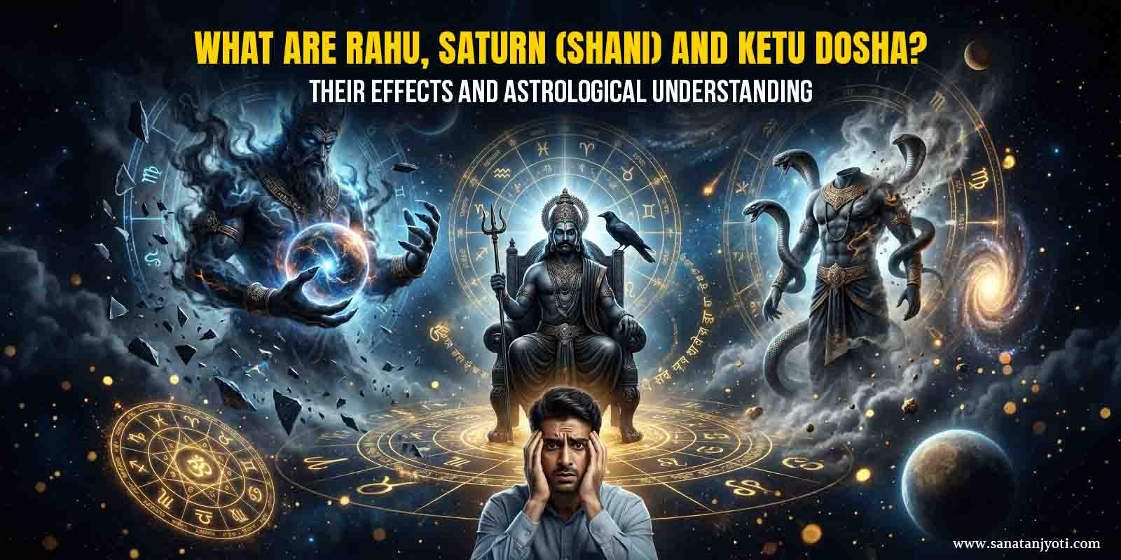 What Are Rahu, Saturn (Shani) and Ketu Dosha? Their Effects and Astrological Understanding