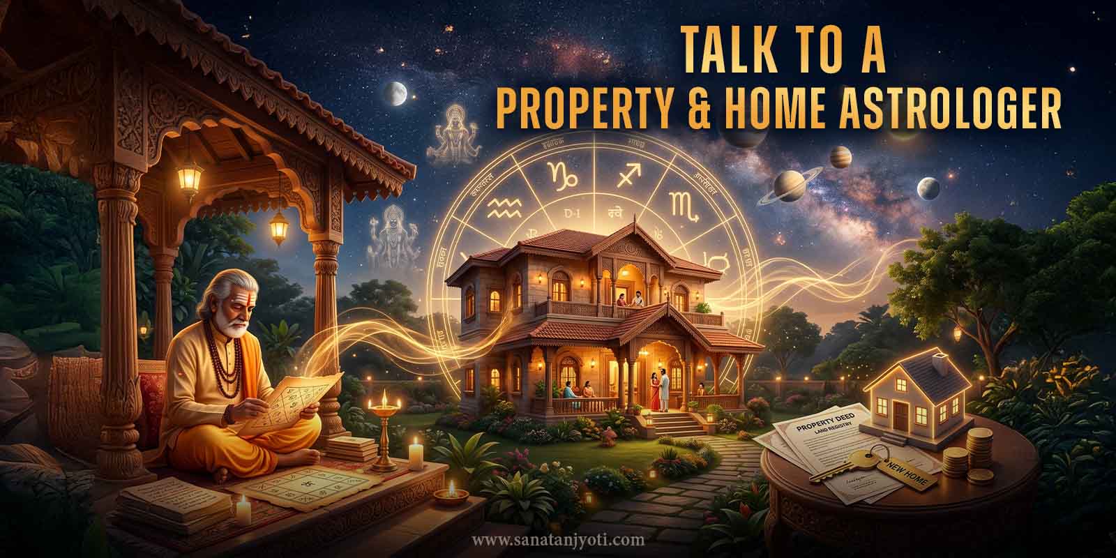 Talk to a Property & Home Astrologer – Personalized Vedic Astrology Consultation for Home, Land, Property and Residence-Related Questions
