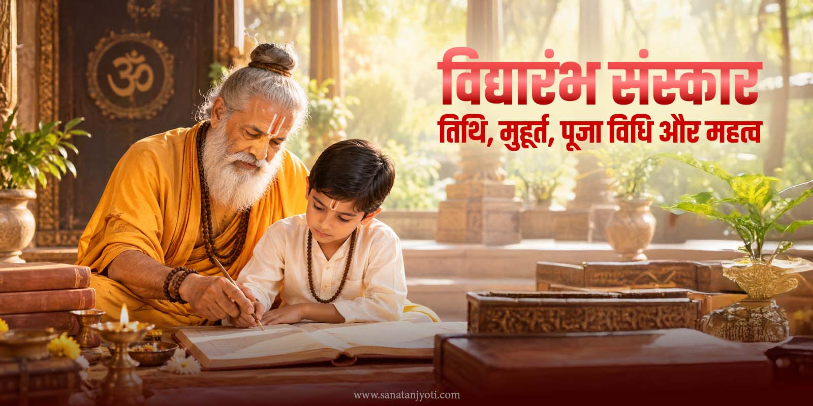 विद्यारंभ संस्कार: तिथि, मुहूर्त, पूजा विधि और महत्व