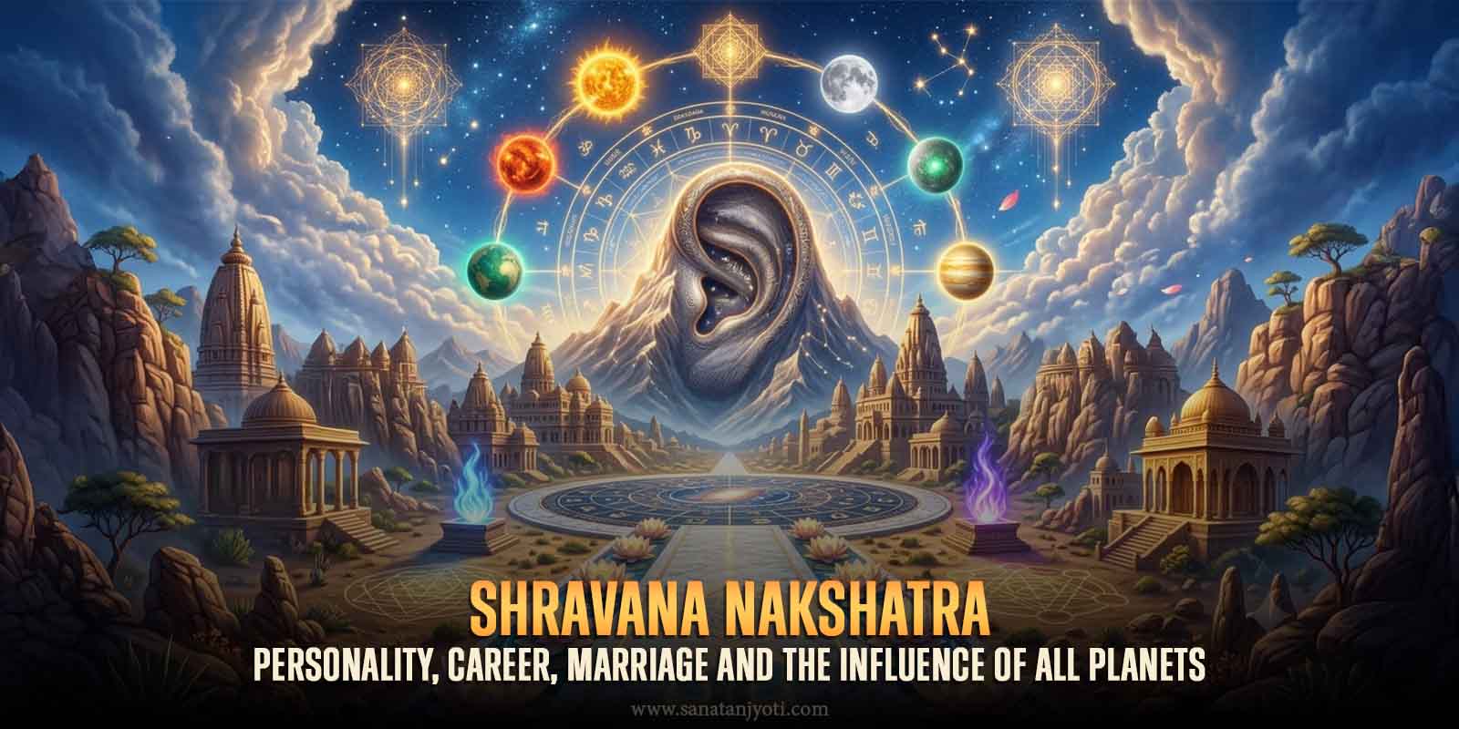 Shravana Nakshatra: Personality, Career, Marriage and the Influence of All Planets