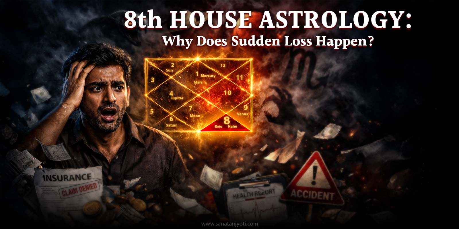 8th House Astrology: Why Does Sudden Loss Happen?
