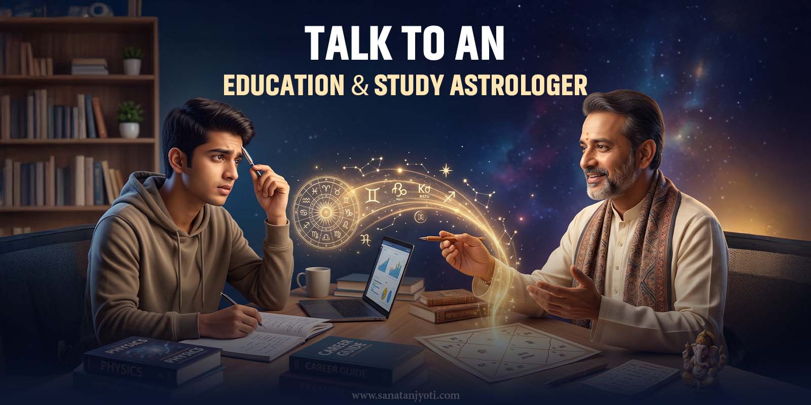 Talk to an Education & Study Astrologer – Personalized Vedic Astrology Consultation for Studies, Subject Selection and Educational Success