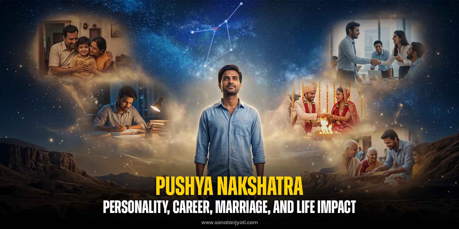 Pushya Nakshatra: Personality, Career, Marriage, and Life Impact